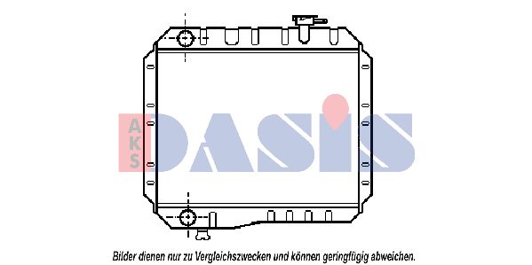 AKS DASIS Radiaator,mootorijahutus 210570N